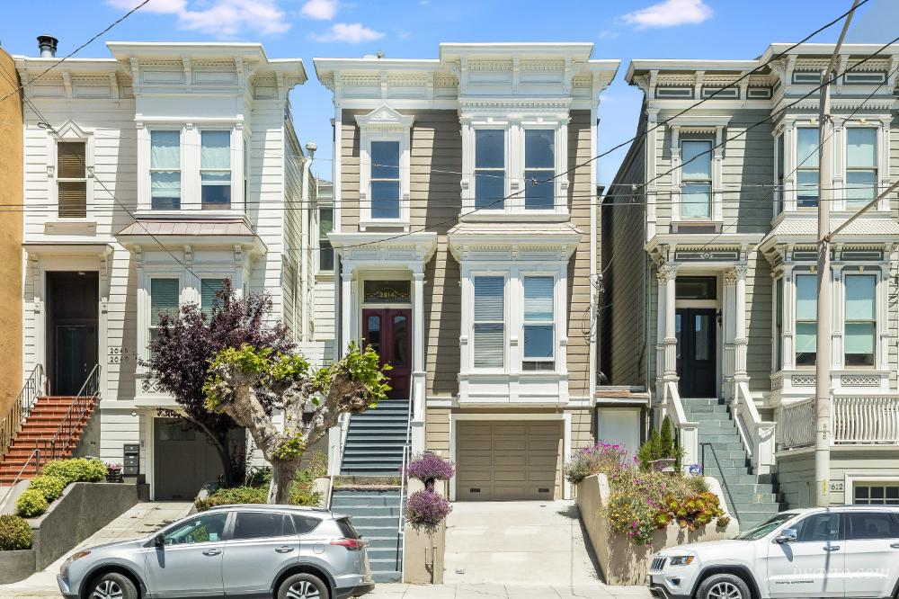 Top Floor Pac Heights Two Bed w/d, Parking and Storage