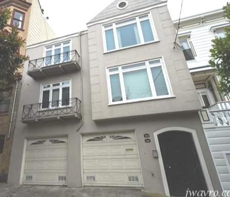 RENTED ABOVE ASKING! Upper flat of 2 units in Cow Hollow! 